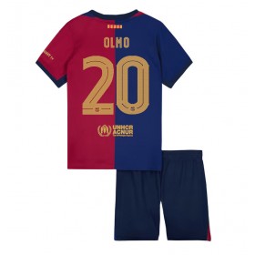 Barcelona Dani Olmo #20 Heimtrikot 2024-25 Kurzarm (+ kurze hosen)